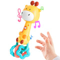 Pemvynx Cute Giraffe Baby Musical Rattle & Teether Toy, Light-Up, 6-18 Months