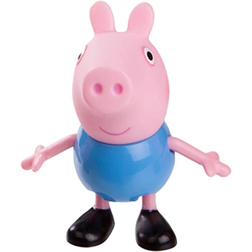 Peppa Pig Family 4-Figure Pack – Poseable 3-Inch Figures of Peppa, George, Mummy & Daddy