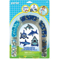 Perler Bead Shark Activity Kit – 2000 Fuse Beads for 9 Shark Crafts, Ages 6+