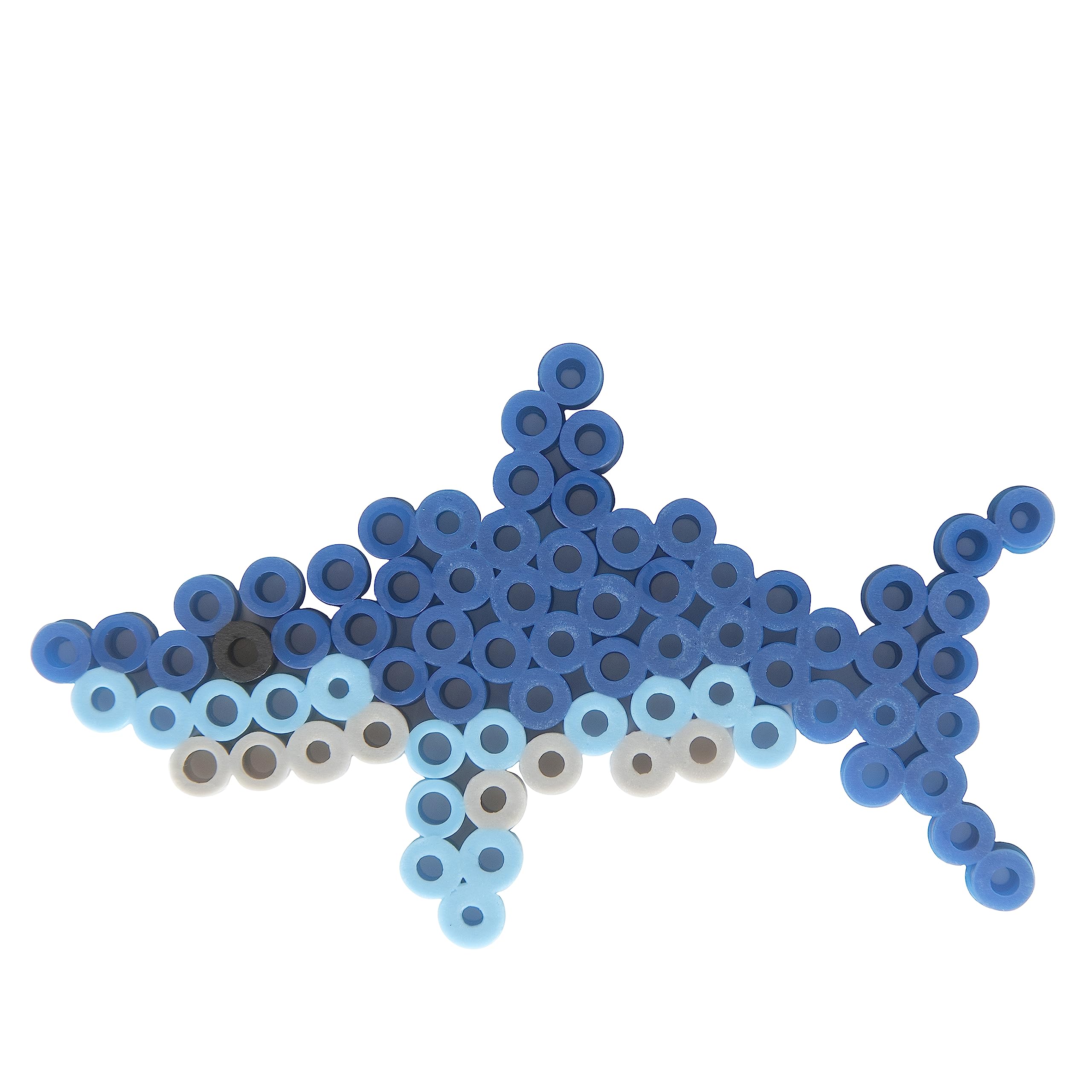 Perler Bead Shark Activity Kit – 2000 Fuse Beads for 9 Shark Crafts, Ages 6+
