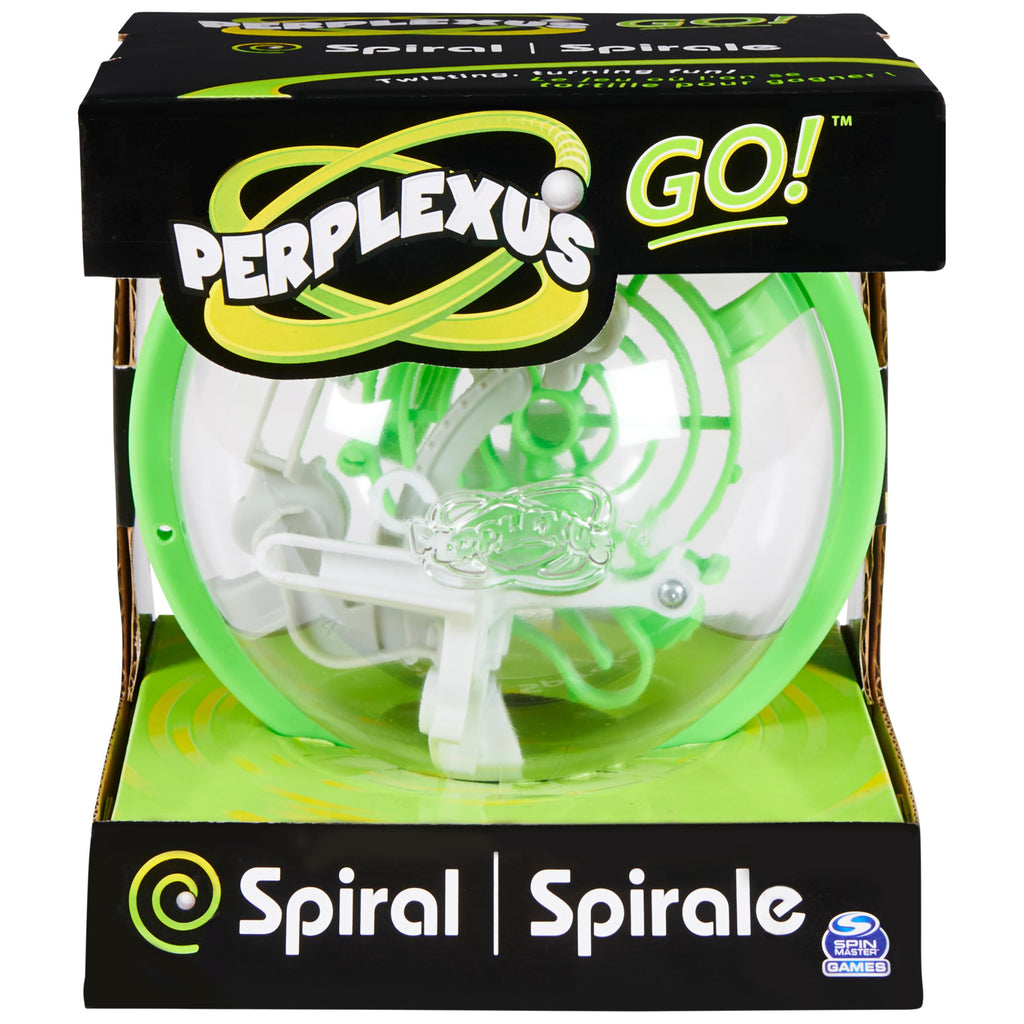 Perplexus GO Spiral - Compact 3D Puzzle Maze Game with 35 Obstacles