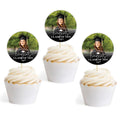 Personalized Graduation Cupcake Toppers 2026 – Custom Photo & Name, 20 Pack