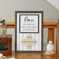 Personalized Mom Puzzle Sign – Custom Wood Wall Decor with Family Names, Mother's Day Gift