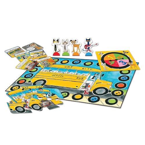 Pete the Cat Wheels on the Bus Cooperative Board Game for Kids Ages 3+ | Briarpatch