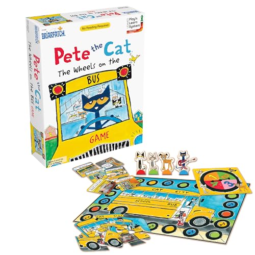 Pete the Cat Wheels on the Bus Cooperative Board Game for Kids Ages 3+ | Briarpatch