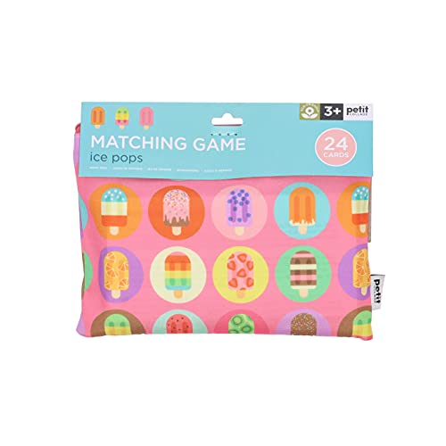 Petit Collage Ice Pops Matching Game – Memory Card Game for Toddlers Ages 3+