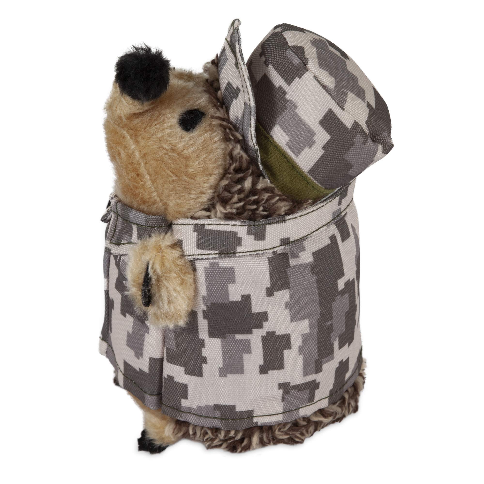 Petmate Army Heggie Plush Dog Toy – Soft, Cuddly, and Grunts!
