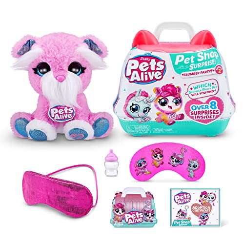 Pets Alive Pet Shop Surprise Series 2: Interactive Speak & Repeat Pets with 10+ Surprises (Llama, Unicorn, Puppy, Kitten)
