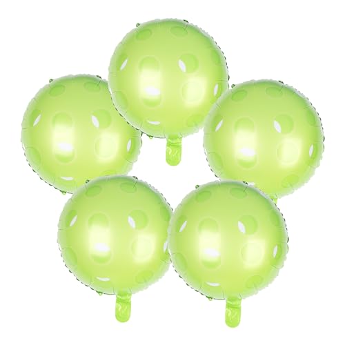 Pickleball-Themed 5-Pack 18-Inch Mylar Balloons for Party Decor