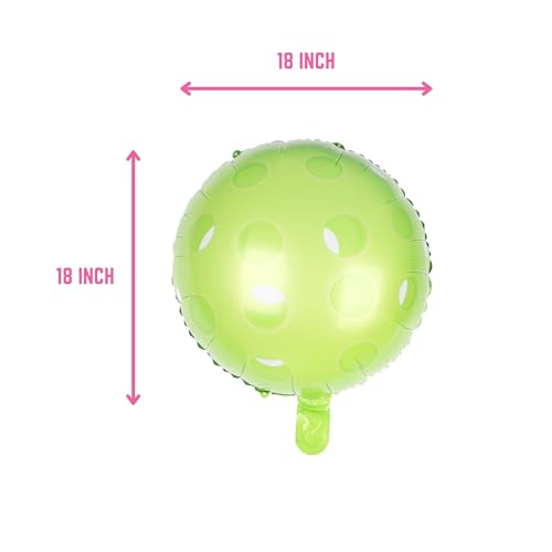 Pickleball-Themed 5-Pack 18-Inch Mylar Balloons for Party Decor