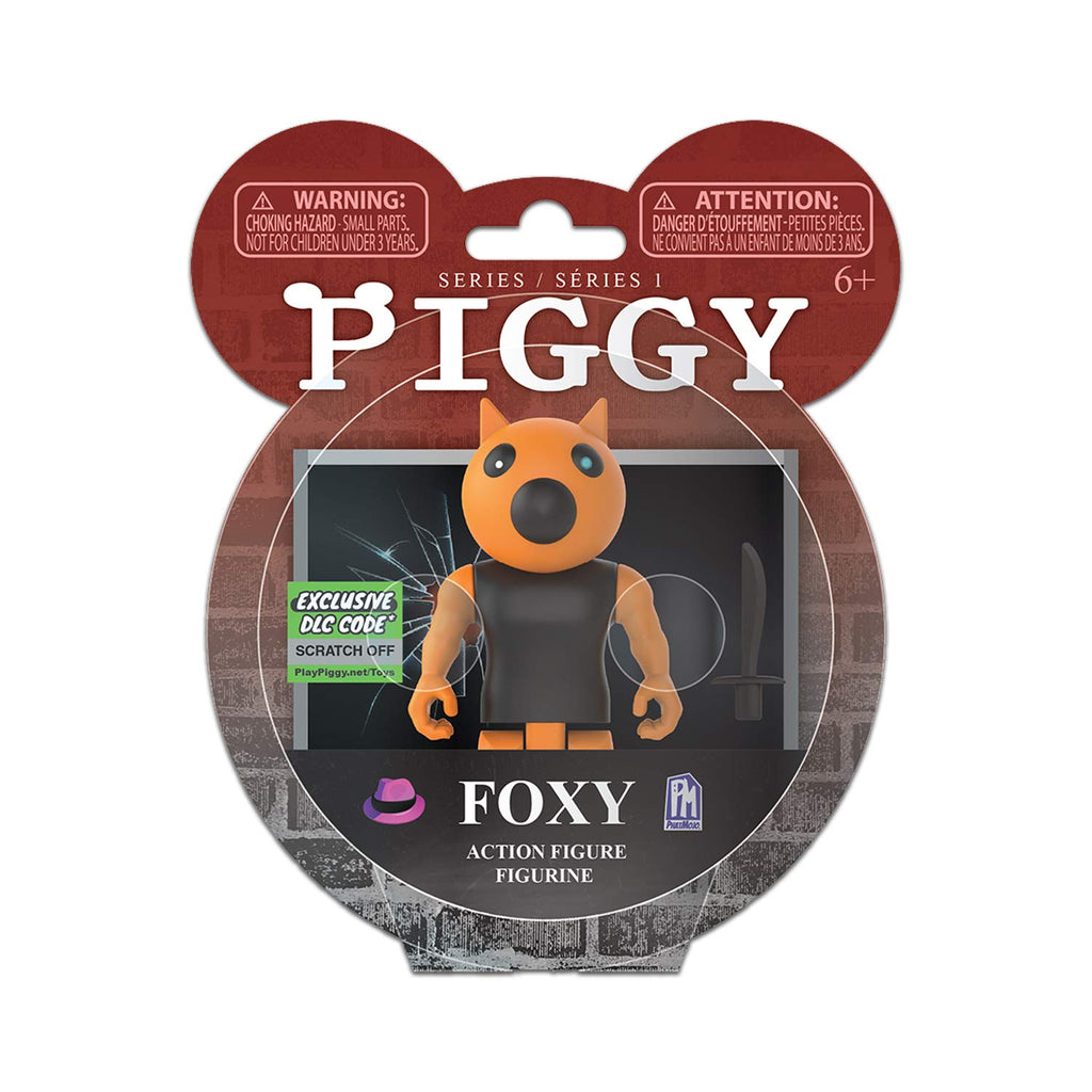 PIGGY Foxy Action Figure – Articulated Buildable Collectible Toy, Series 1