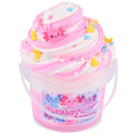 Pink Axolotl Butter Slime Kit - 300ml Scented Slime with Charm & Stickers for Kids