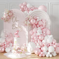 Pink Balloon Arch Kit 108-Piece Double Stuffed Balloon Garland for Birthday Baby Shower Wedding Decor