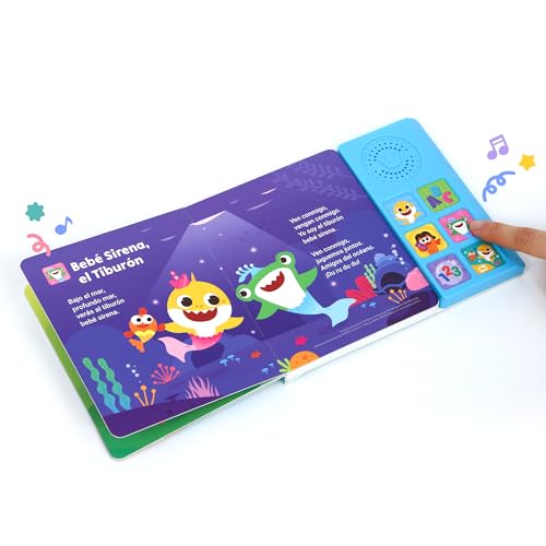 Pinkfong Baby Shark Sing-Along Sound Book – English & Spanish, Interactive Toddler Toy Ages 1+