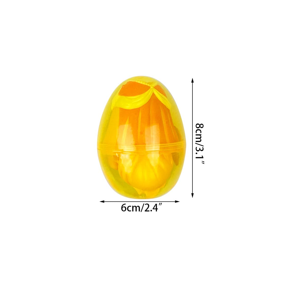 Pinkiwine 4 Pack Princess Deformation Eggs – Prefilled Easter Eggs with Toys for Kids