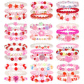 PinkSheep 36-Piece Kids Bracelet Set - Handmade Acrylic & Resin Bracelets for Girls Ages 3-8, Party Favors