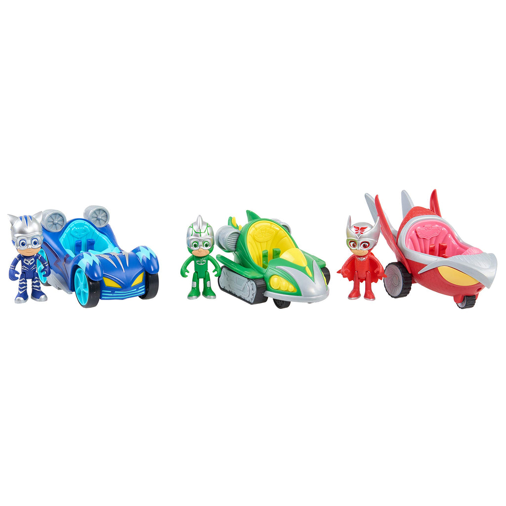 PJ Masks Turbo Blast Cat-Car with Catboy Figure - Racing Vehicle Toy