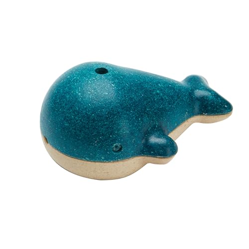 PlanToys Wooden Whale Whistle – Montessori Sound Toy for Creative Play