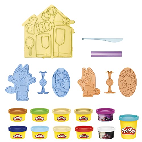 Play-Doh Bluey Make 'n Mash Costumes Playset - 11 Cans, Non-Toxic, Ages 3+