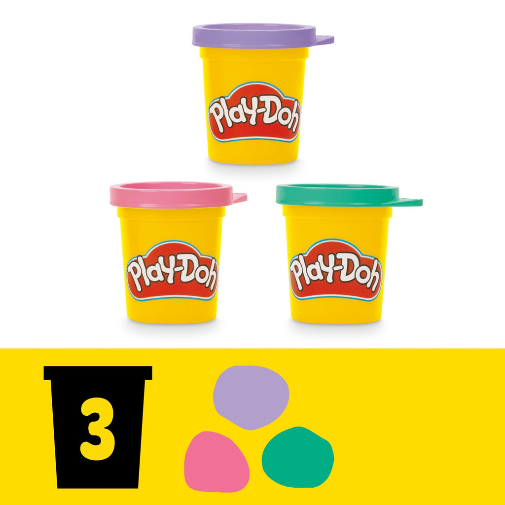 Play-Doh Disney Minnie Mouse On-the-Go Bakery Playset with Stamper Figure & 3 Cans, Toddler Arts & Crafts Toy for Ages 2+