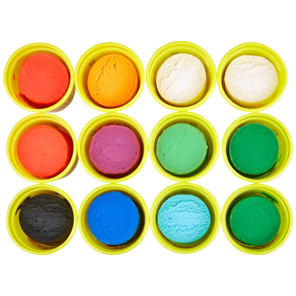 Play-Doh Jewel Colors Bulk 12-Pack of 4-Ounce Cans – Non-Toxic Modeling Dough for Kids Ages 2+ (Amazon Exclusive)