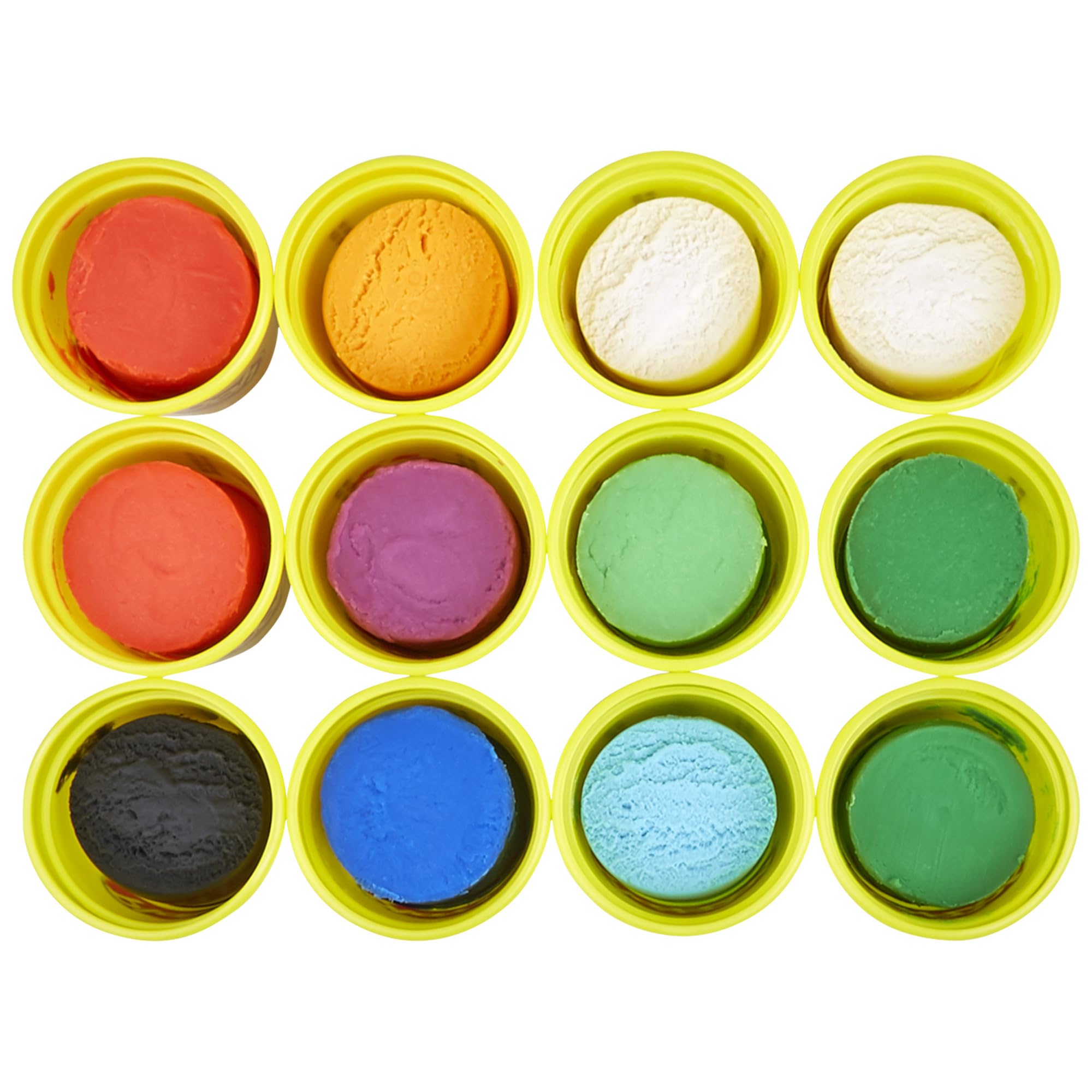 Play-Doh Jewel Colors Bulk 12-Pack of 4-Ounce Cans – Non-Toxic Modeling Dough for Kids Ages 2+ (Amazon Exclusive)