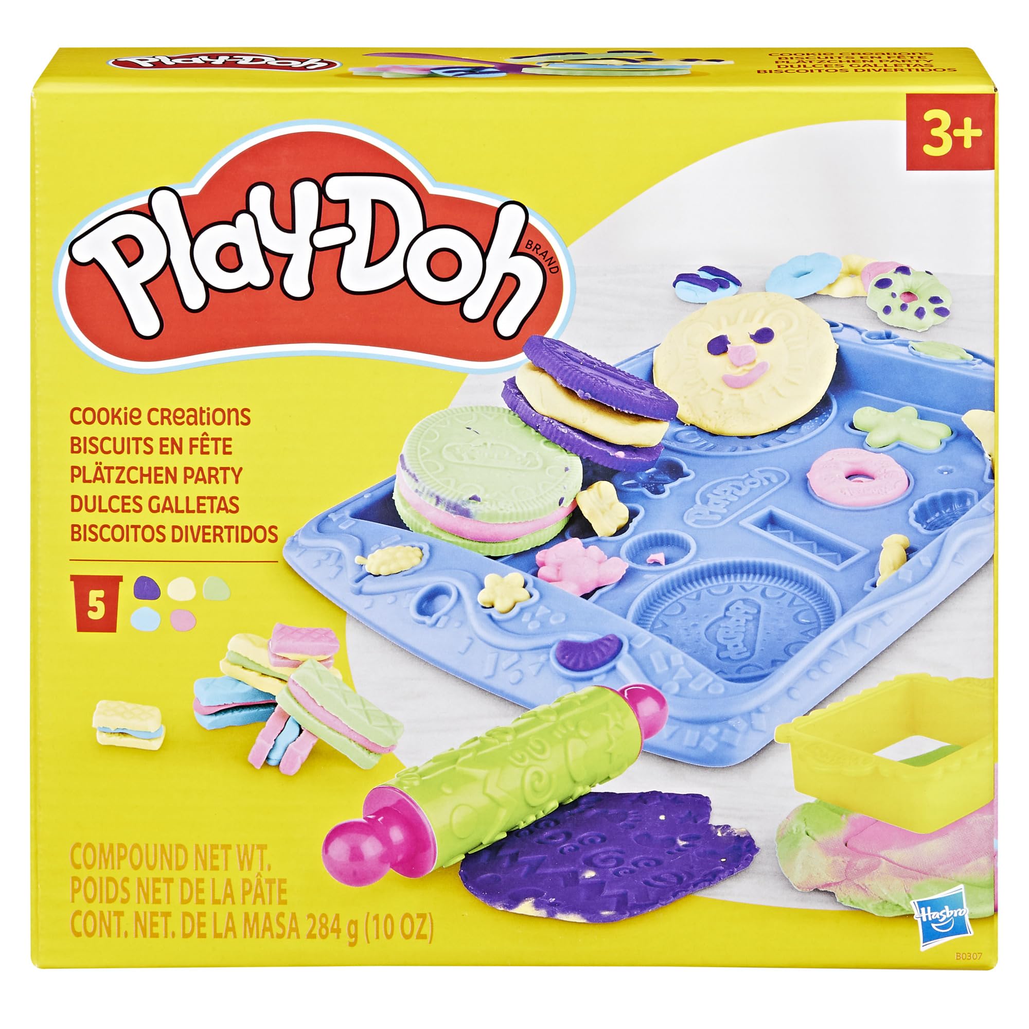 Play-Doh Kitchen Creations Cookie Creations Playset – Pretend Baking Set for Kids Ages 3+