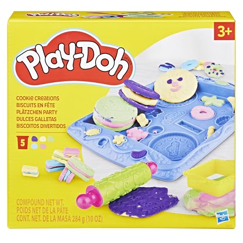 Play-Doh Kitchen Creations Cookie Creations Playset – Pretend Baking Set for Kids Ages 3+