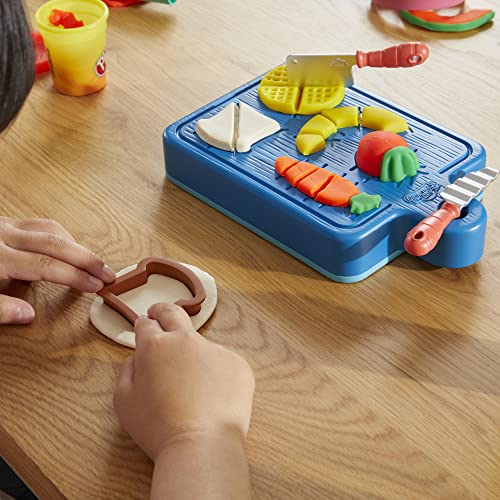 Play-Doh Little Chef Starter Set – 14 Kitchen Accessories & 5 Colors for Creative Play