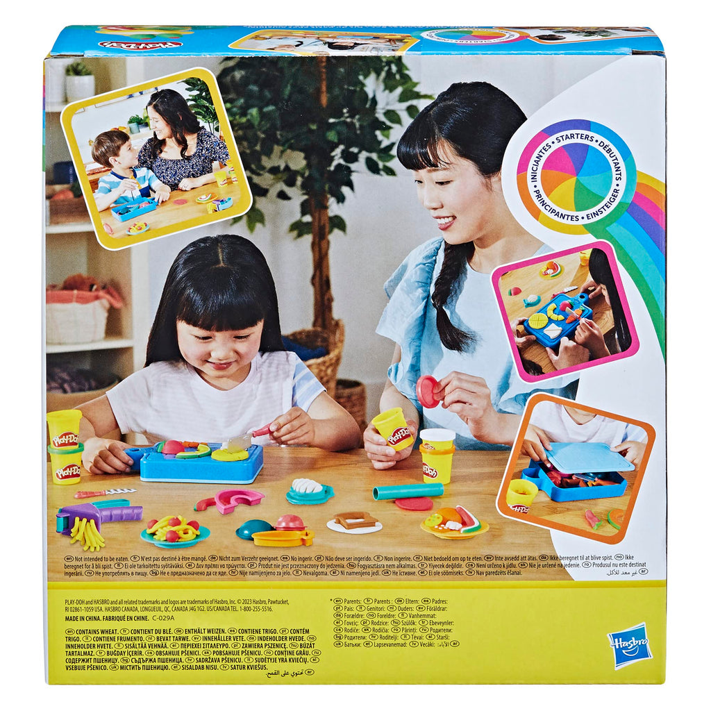 Play-Doh Little Chef Starter Set – 14 Kitchen Accessories & 5 Colors for Creative Play