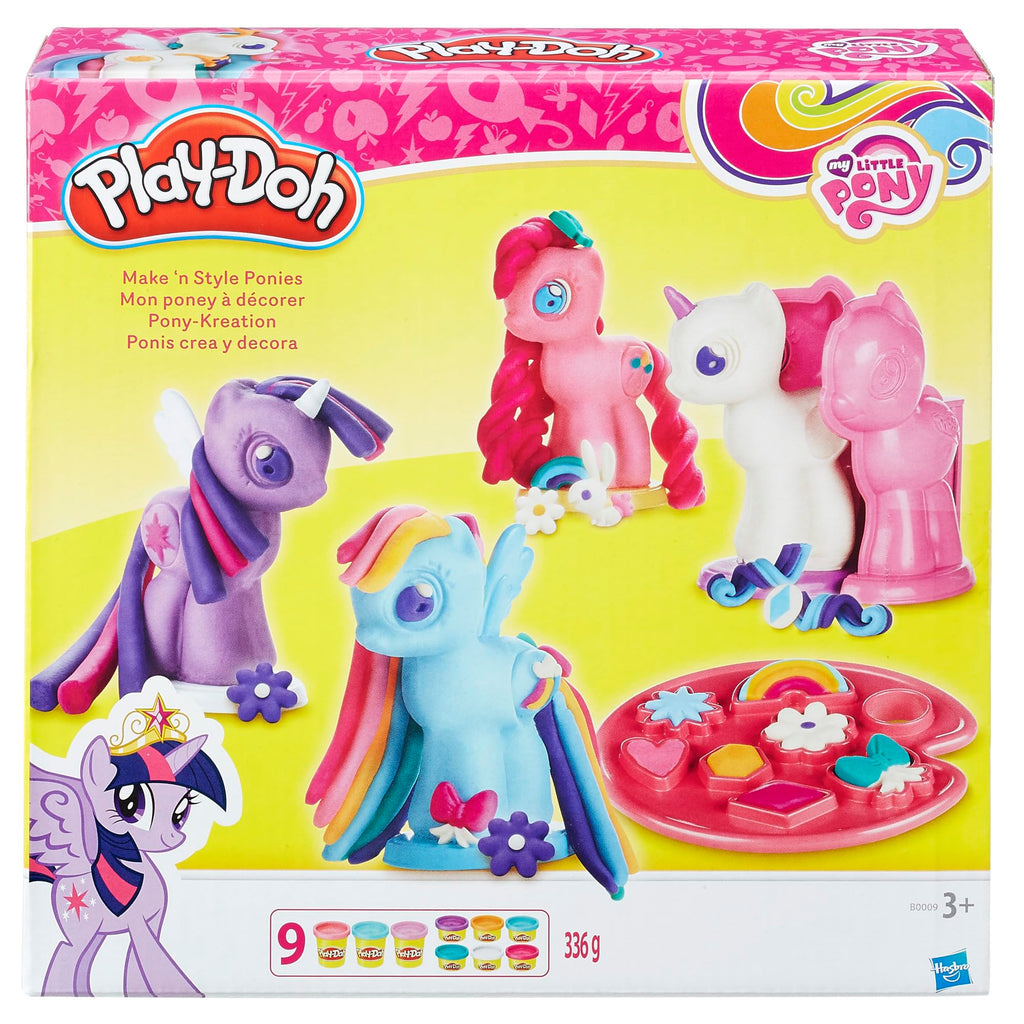 Play-Doh Make & Style Ponies Set – My Little Pony Arts and Crafts Kit for Kids (Amazon Exclusive)