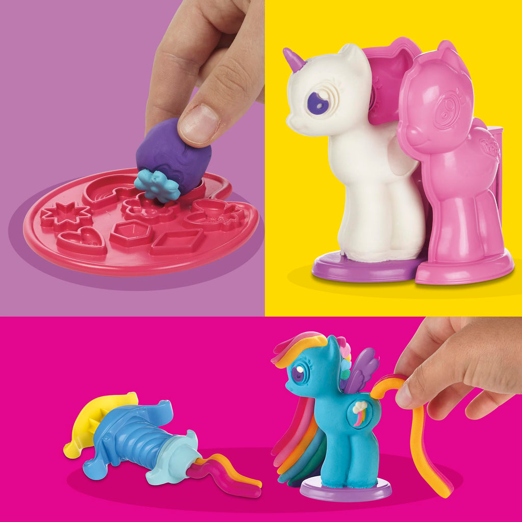 Play-Doh Make & Style Ponies Set – My Little Pony Arts and Crafts Kit for Kids (Amazon Exclusive)