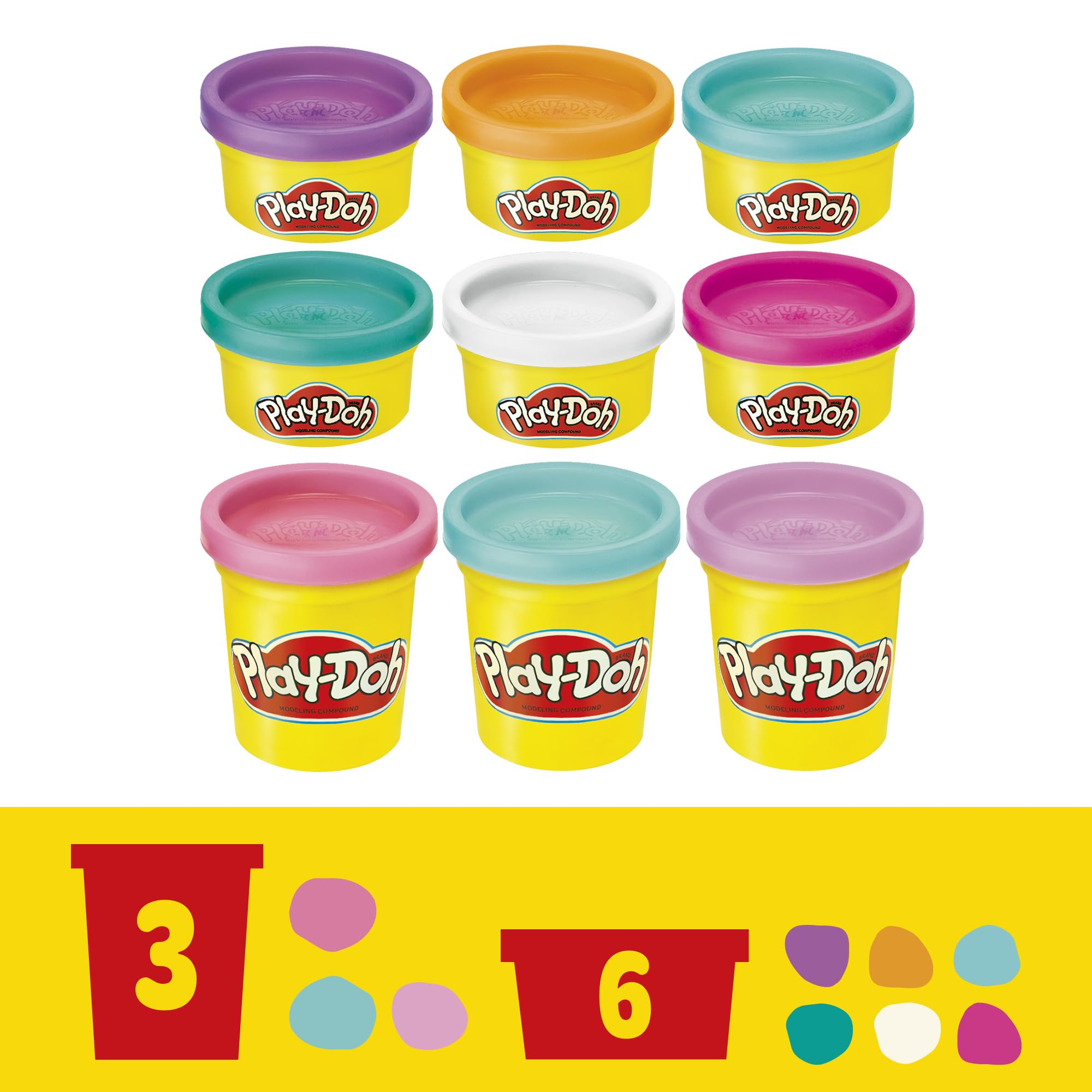 Play-Doh Make & Style Ponies Set – My Little Pony Arts and Crafts Kit for Kids (Amazon Exclusive)