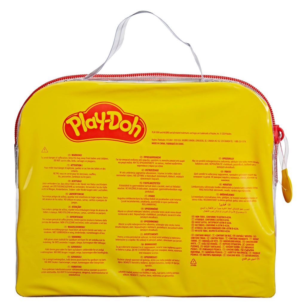 Play-Doh Starter Set 9-Piece Kit with Storage Tote & 4 Cans of Modeling Compound, Ages 3+
