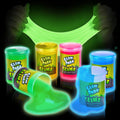Playbees Glow in the Dark Slime 6-Pack – Neon Party Favors for Kids Ages 3+ – Non-Toxic Sensory Putty with Stretchy Gooey Fun for Birthdays, Halloween, Classrooms & Goody Bags
