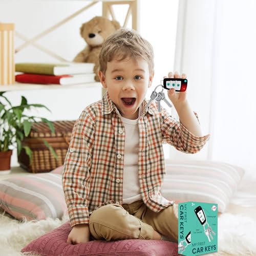 Playkidiz Toy Car Keys Set – Realistic Remote with Lights and Sounds for Toddlers Ages 3+