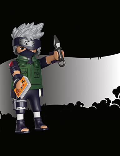Playmobil Naruto Shippuden Kakashi Figure – Kunai & Book Included