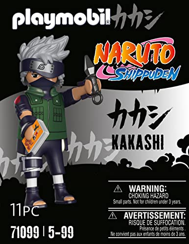 Playmobil Naruto Shippuden Kakashi Figure – Kunai & Book Included