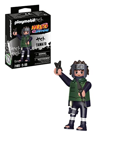 Playmobil Naruto Shippuden Yamato Action Figure with Kunai and Stick, Ages 5+