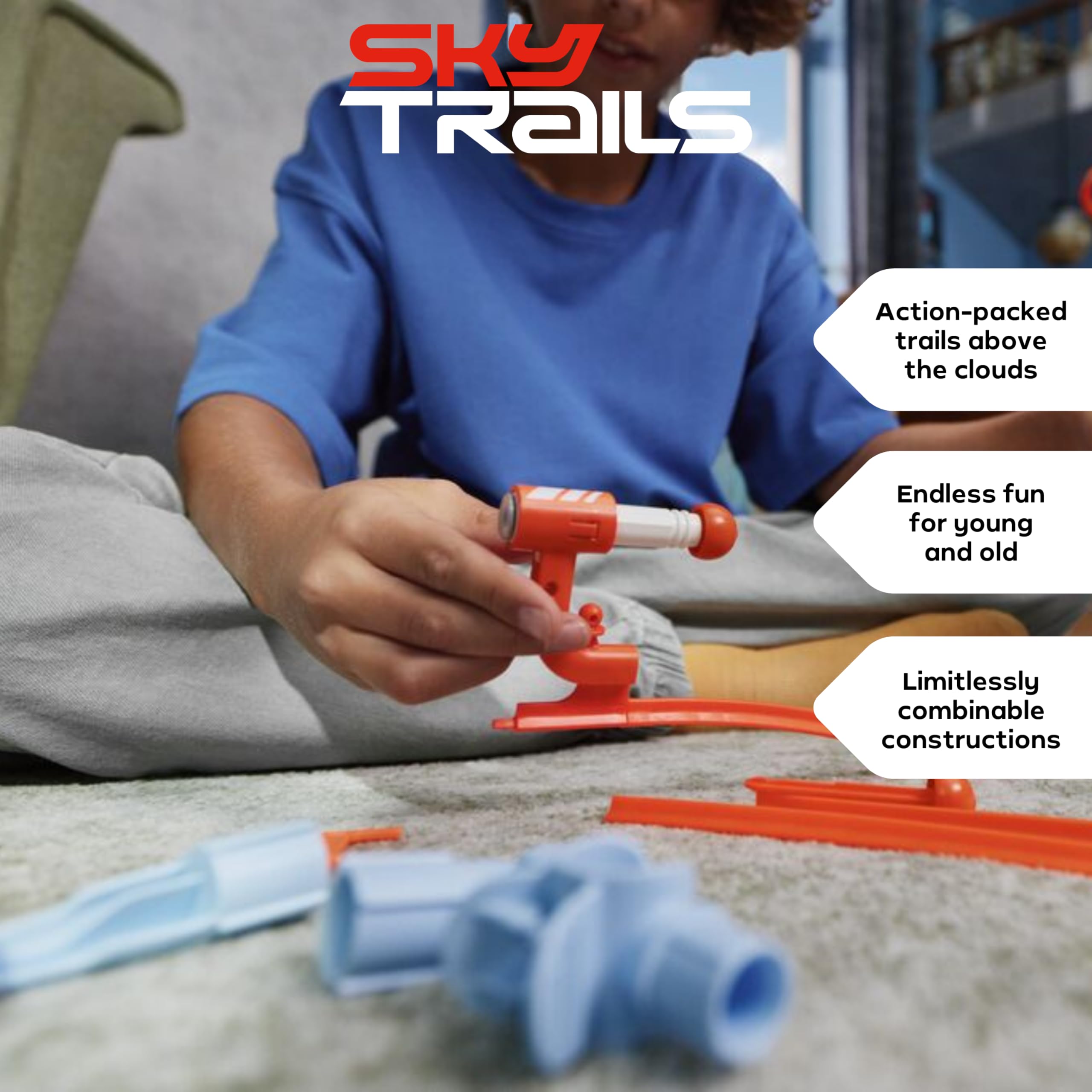 Playmobil Sky Trails Track Blaster Accessory Pack – Interactive Obstacle for Racing Tracks