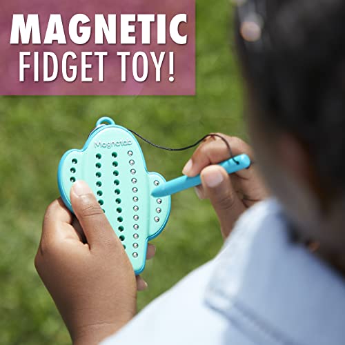 PlayMonster Magnatab Mini Lightning Bolt – Magnetic Drawing Fidget Toy with Satisfying Click Sounds