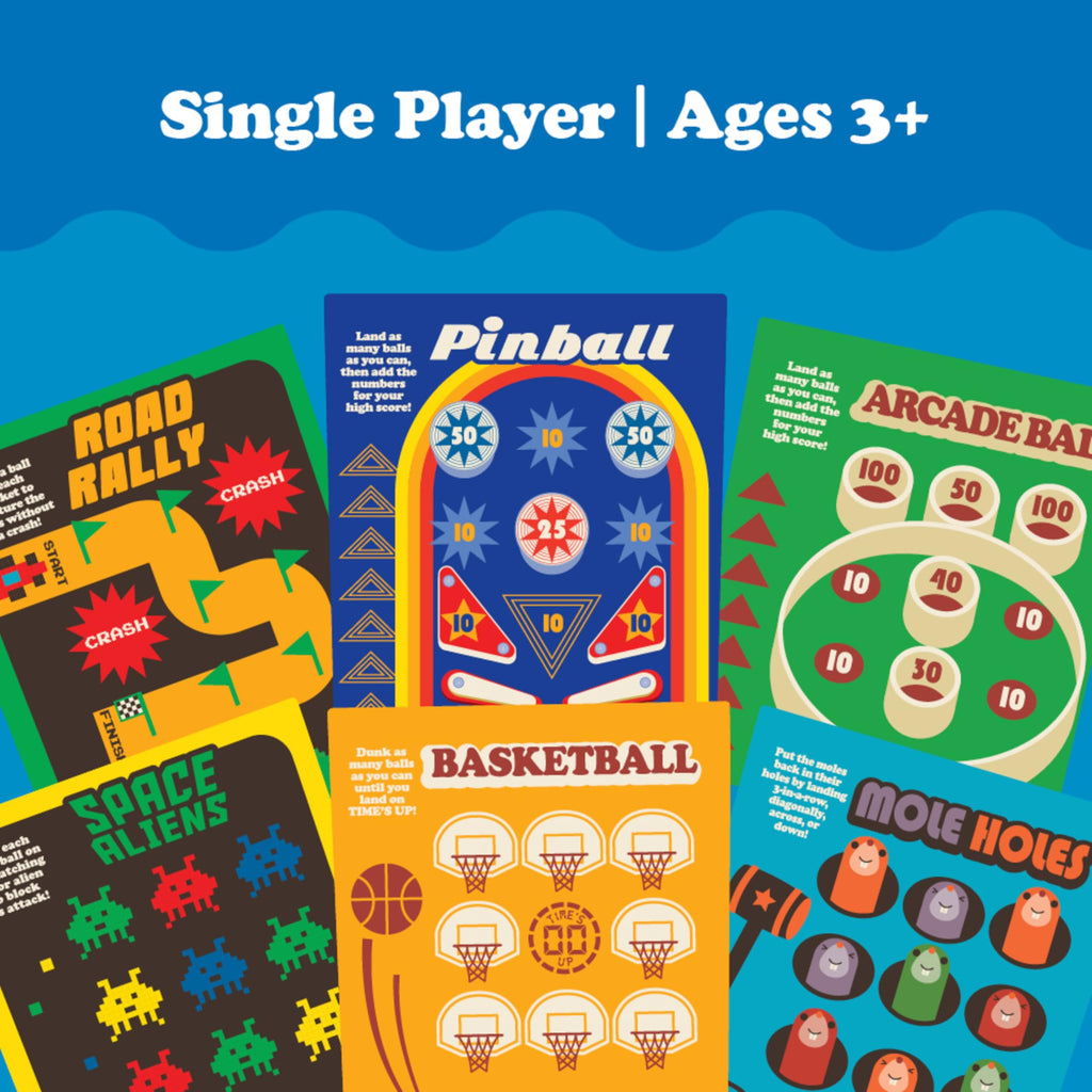 Playmonster Original Waterfuls Classic Handheld Water Game – 6 Interchangeable Back Panels, Retro Travel Game for Kids Ages 3+