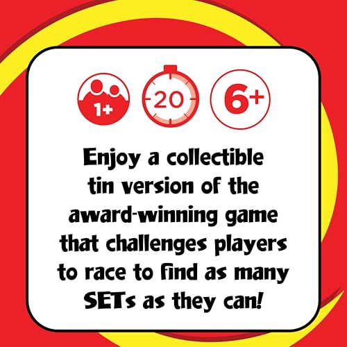 PlayMonster SET Card Game – Fast-Paced Visual Perception Game for Ages 8+ | 81 Cards, Rules Included