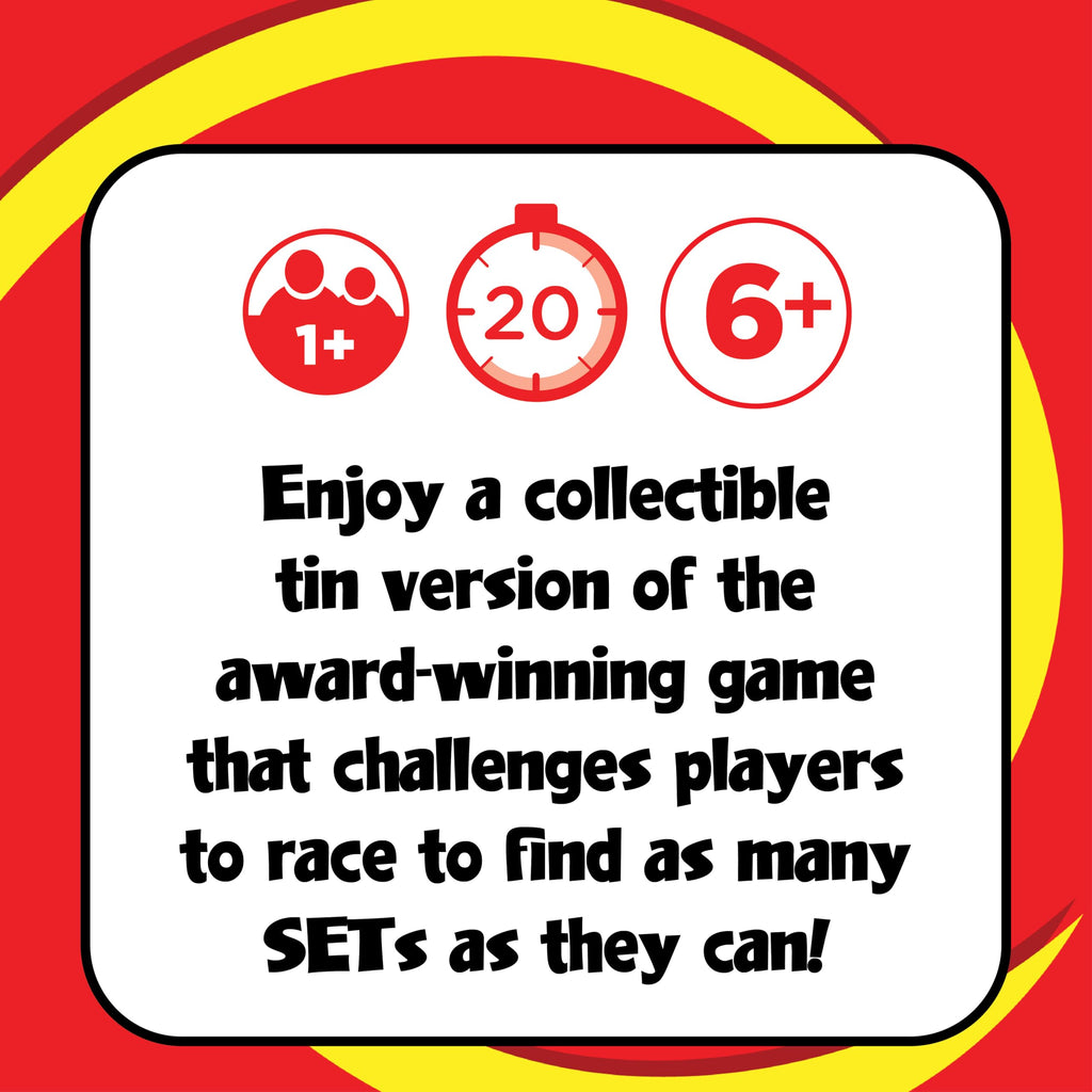 PlayMonster SET Card Game – Fast-Paced Visual Perception Game for Ages 8+ | 81 Cards, Rules Included
