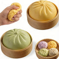 Plman 2-Pack Squishy Dumpling Stress Balls – Yellow & Green Mystery Dumpling Toys for Stress Relief