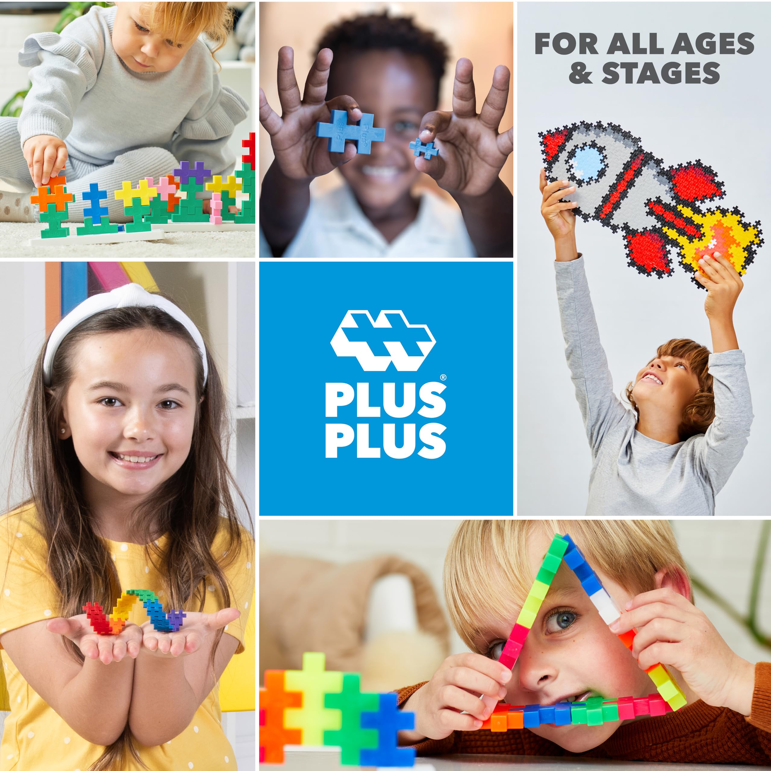 PLUS PLUS HEXEL Bubblegum Fidget Toy – Stress Relief & Focus Aid, BPA-Free