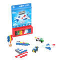 Plus-Plus Transportation Activity Pad with Numbered Guides – 6 Travel Builds in 2D & 3D