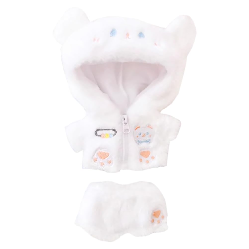 Plush Doll Hoodie and Pants 2-Piece Outfit Set by niannyyhouse | Fits 10cm–40cm Dolls