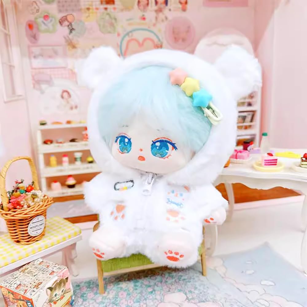 Plush Doll Hoodie and Pants 2-Piece Outfit Set by niannyyhouse | Fits 10cm–40cm Dolls