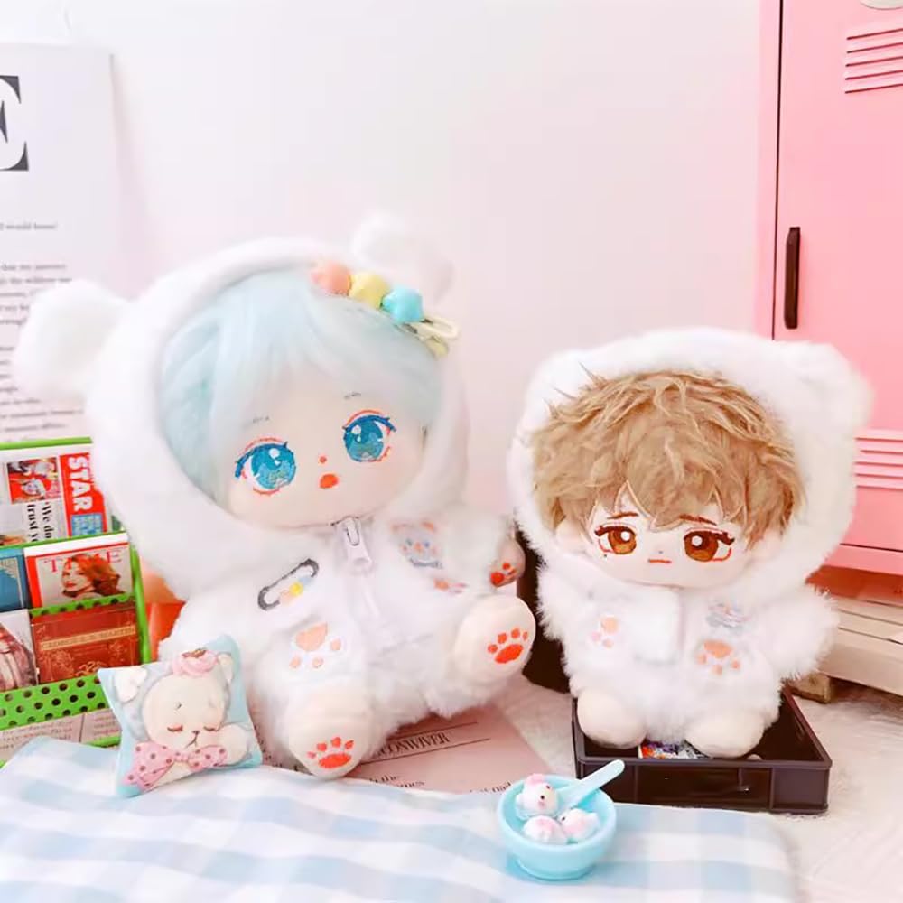 Plush Doll Hoodie and Pants 2-Piece Outfit Set by niannyyhouse | Fits 10cm–40cm Dolls